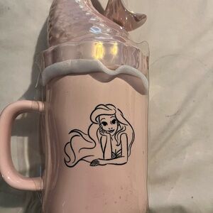 Pink Mermaid Mug with Handle